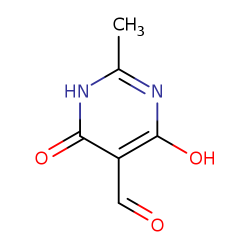 Cc1nc(O)c(c(=O)[nH]1)C=O