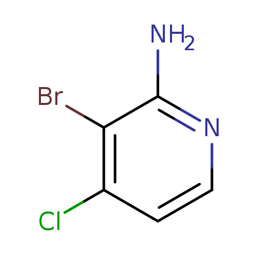 Clc1ccnc(c1Br)N