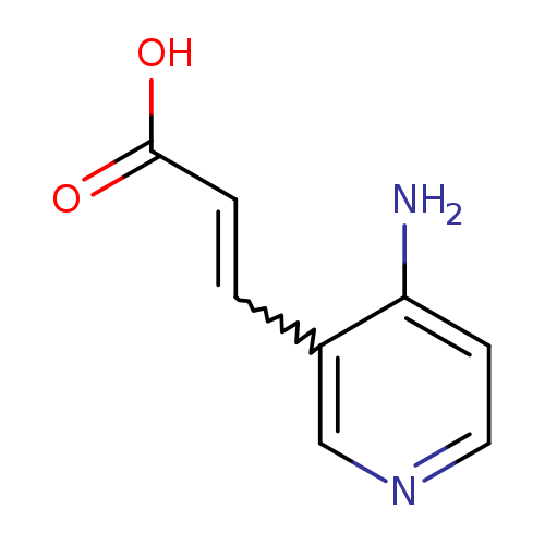 Nc1ccncc1C=CC(=O)O