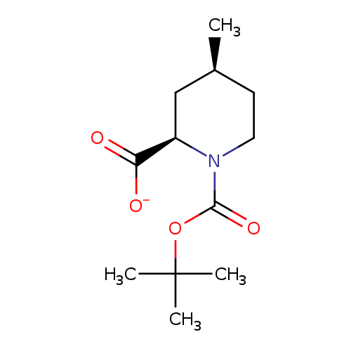 C[C@H]1CCN([C@H](C1)C(=O)[O-])C(=O)OC(C)(C)C