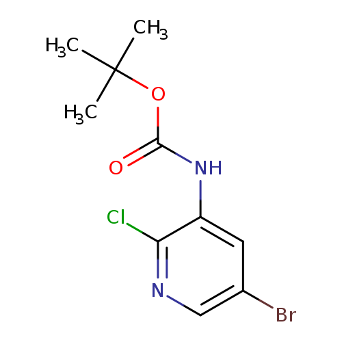 O=C(Nc1cc(Br)cnc1Cl)OC(C)(C)C