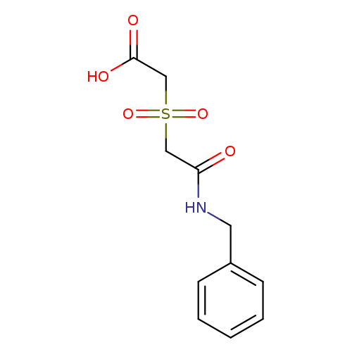 O=C(CS(=O)(=O)CC(=O)O)NCc1ccccc1