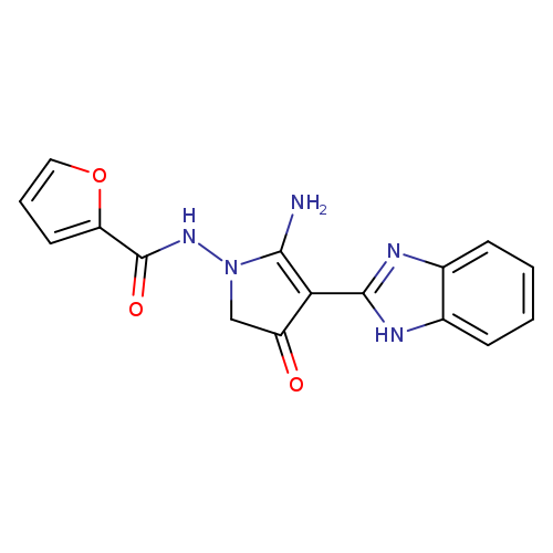 O=C(c1ccco1)NN1CC(=O)C(=C1N)c1nc2c([nH]1)cccc2