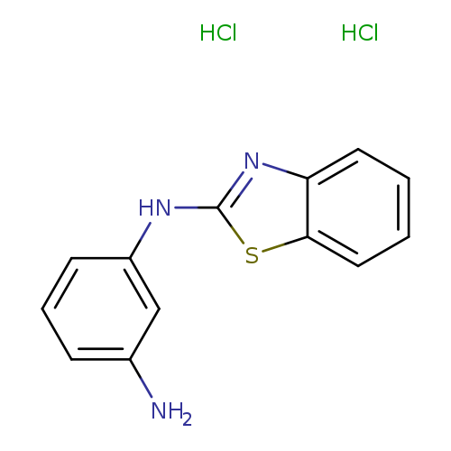 Nc1cccc(c1)Nc1nc2c(s1)cccc2.Cl.Cl