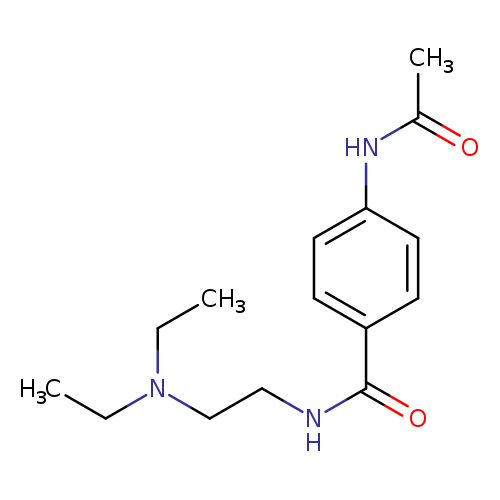 CCN(CCNC(=O)c1ccc(cc1)NC(=O)C)CC