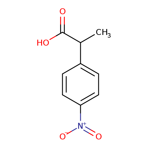 OC(=O)C(c1ccc(cc1)[N+](=O)[O-])C