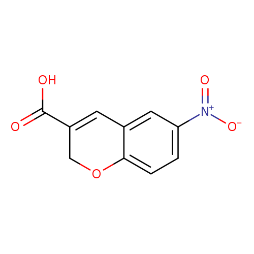 OC(=O)C1=Cc2c(OC1)ccc(c2)[N+](=O)[O-]