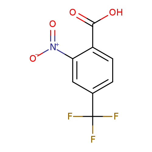 [O-][N+](=O)c1cc(ccc1C(=O)O)C(F)(F)F