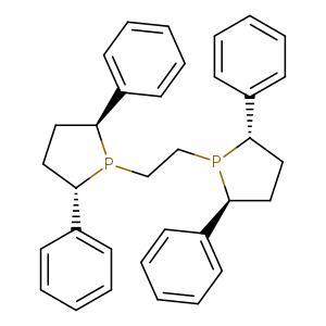 C1C[C@H](P([C@@H]1c1ccccc1)CCP1[C@@H](CC[C@H]1c1ccccc1)c1ccccc1)c1ccccc1