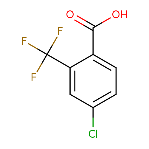 Clc1ccc(c(c1)C(F)(F)F)C(=O)O