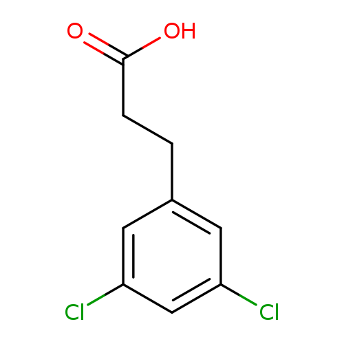 OC(=O)CCc1cc(Cl)cc(c1)Cl