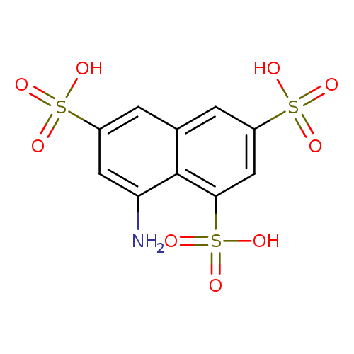 Nc1cc(cc2c1c(cc(c2)S(=O)(=O)O)S(=O)(=O)O)S(=O)(=O)O