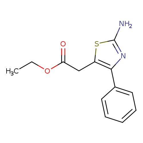 CCOC(=O)Cc1sc(nc1c1ccccc1)N