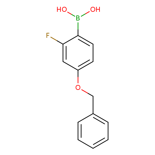 OB(c1ccc(cc1F)OCc1ccccc1)O