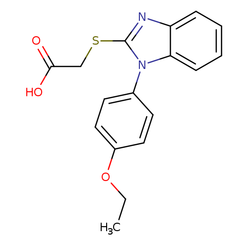 CCOc1ccc(cc1)n1c(SCC(=O)O)nc2c1cccc2