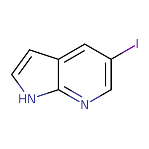 Ic1cnc2c(c1)cc[nH]2