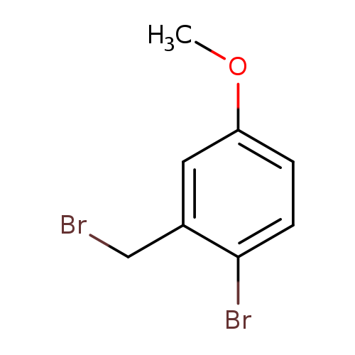 COc1ccc(c(c1)CBr)Br
