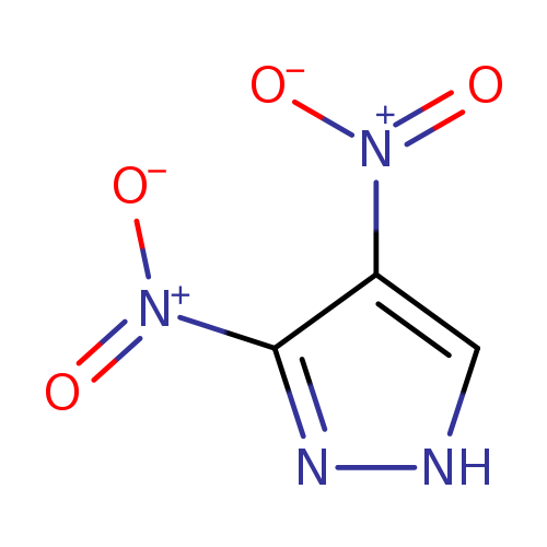 [O-][N+](=O)c1n[nH]cc1[N+](=O)[O-]