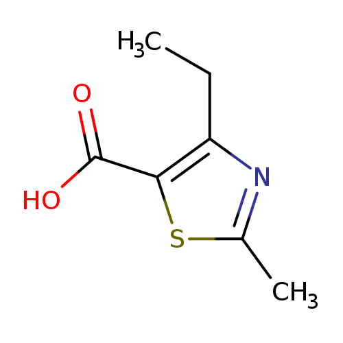 CCc1nc(sc1C(=O)O)C