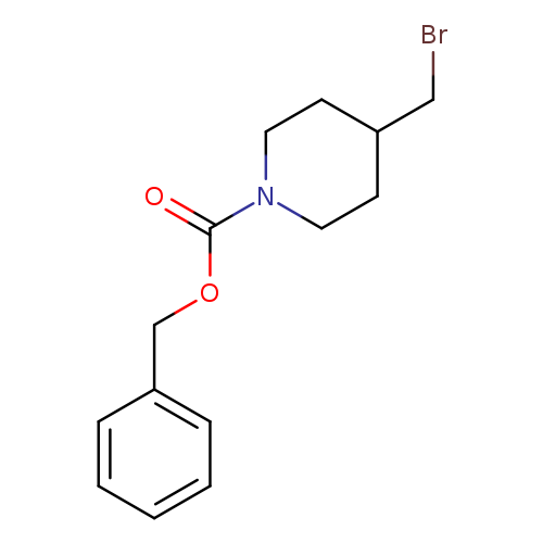 BrCC1CCN(CC1)C(=O)OCc1ccccc1