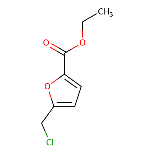 CCOC(=O)c1ccc(o1)CCl