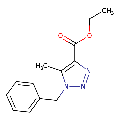 CCOC(=O)c1nnn(c1C)Cc1ccccc1