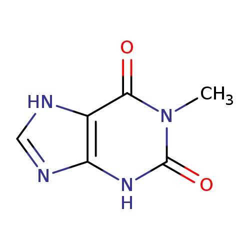 Cn1c(=O)[nH]c2c(c1=O)[nH]cn2