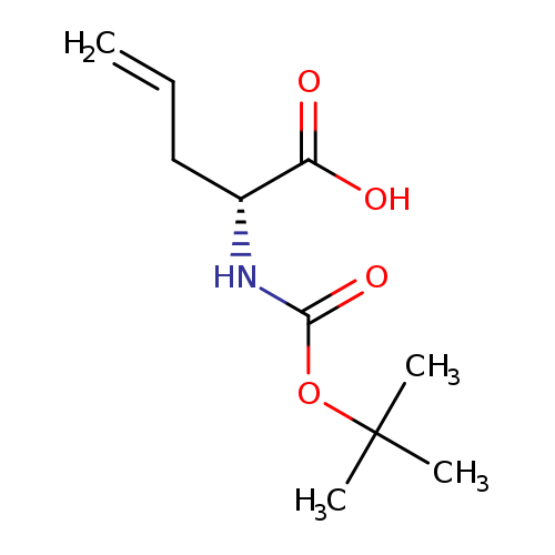 C=CC[C@H](C(=O)O)NC(=O)OC(C)(C)C	C10H17NO4