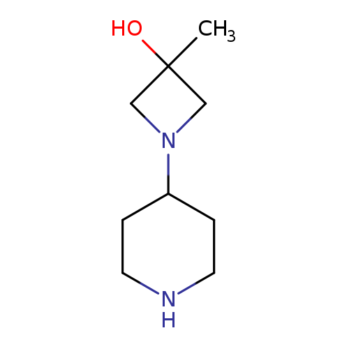 CC1(O)CN(C1)C1CCNCC1