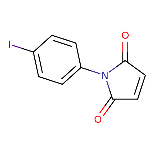 O=C1C=CC(=O)N1c1ccc(cc1)I