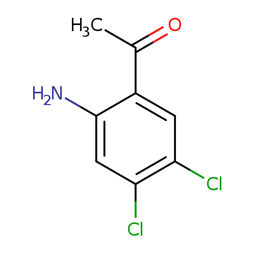 CC(=O)c1cc(Cl)c(cc1N)Cl