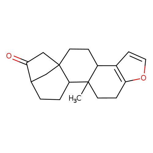 O=C1CC23CC1CCC3C1(C(CC2)c2ccoc2CC1)C