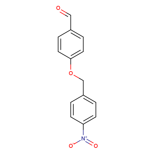 O=Cc1ccc(cc1)OCc1ccc(cc1)[N+](=O)[O-]