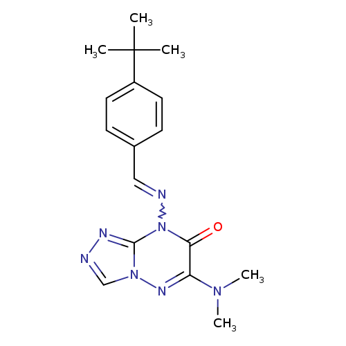CN(c1nn2cnnc2n(c1=O)N=Cc1ccc(cc1)C(C)(C)C)C