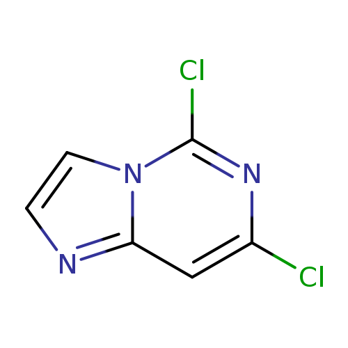 Clc1nc(Cl)n2c(c1)ncc2