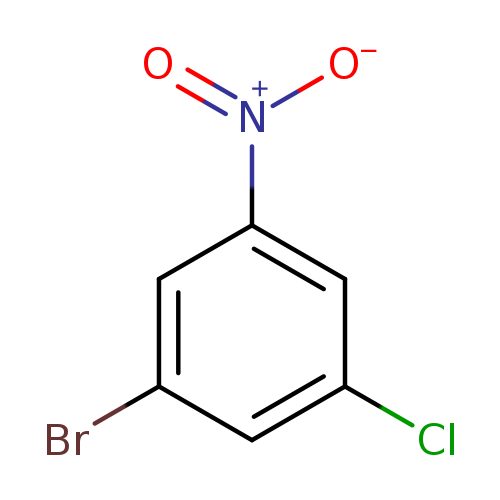 Clc1cc(Br)cc(c1)[N+](=O)[O-]