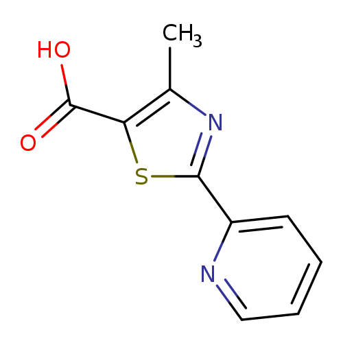 OC(=O)c1sc(nc1C)c1ccccn1
