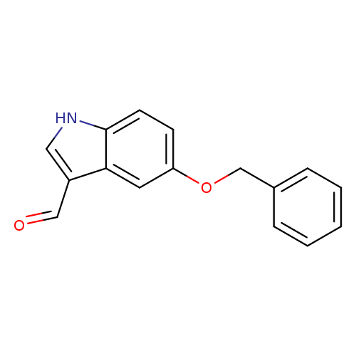 O=Cc1c[nH]c2c1cc(OCc1ccccc1)cc2