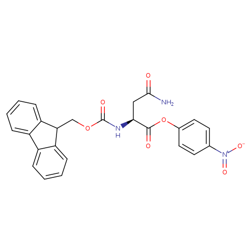 O=C(N[C@H](C(=O)Oc1ccc(cc1)[N+](=O)[O-])CC(=O)N)OCC1c2ccccc2c2c1cccc2