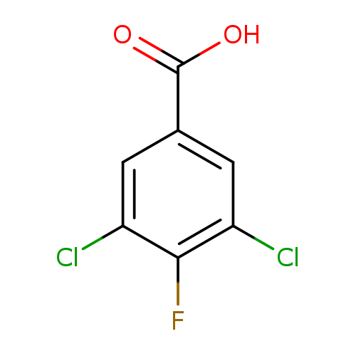 OC(=O)c1cc(Cl)c(c(c1)Cl)F