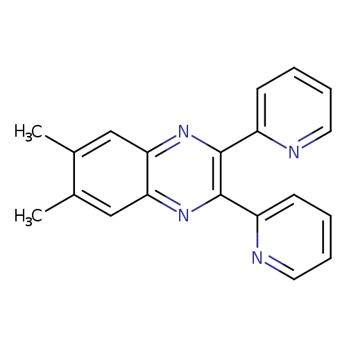 Cc1cc2nc(c3ccccn3)c(nc2cc1C)c1ccccn1