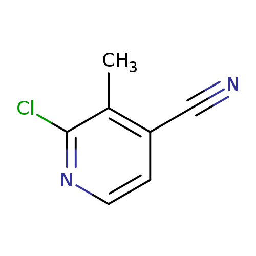 N#Cc1ccnc(c1C)Cl