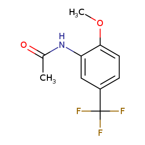 COc1ccc(cc1NC(=O)C)C(F)(F)F