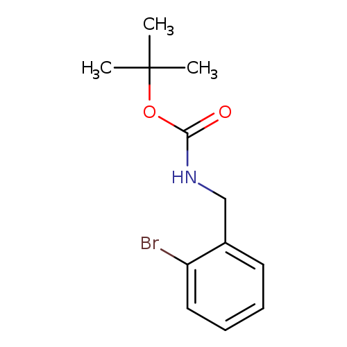 O=C(OC(C)(C)C)NCc1ccccc1Br