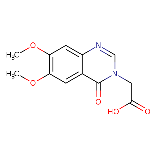 COc1cc2c(cc1OC)ncn(c2=O)CC(=O)O