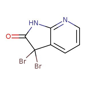 O=C1Nc2c(C1(Br)Br)cccn2