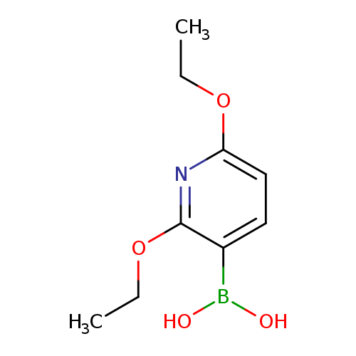 CCOc1ccc(c(n1)OCC)B(O)O