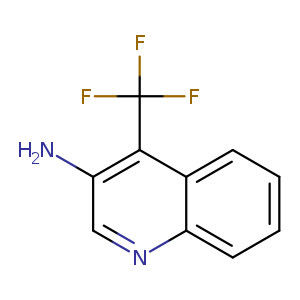 Nc1cnc2c(c1C(F)(F)F)cccc2