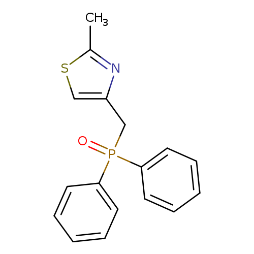 Cc1scc(n1)CP(=O)(c1ccccc1)c1ccccc1