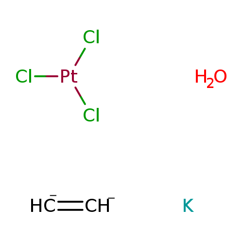 Cl[Pt](Cl)Cl.[CH-]=[CH-].O.[K]